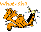 Gif animé rire Garfield